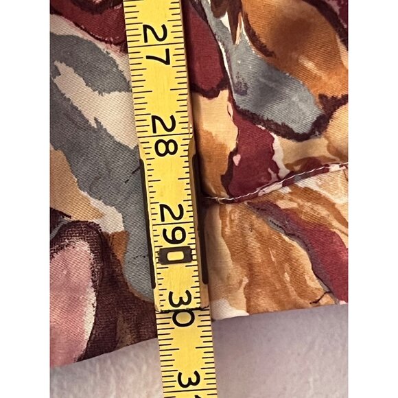 VTG Barrie Stephens 8 Women Abstract Floral Blazer Jacket Multicolor Rayon Lined - Picture 16 of 16